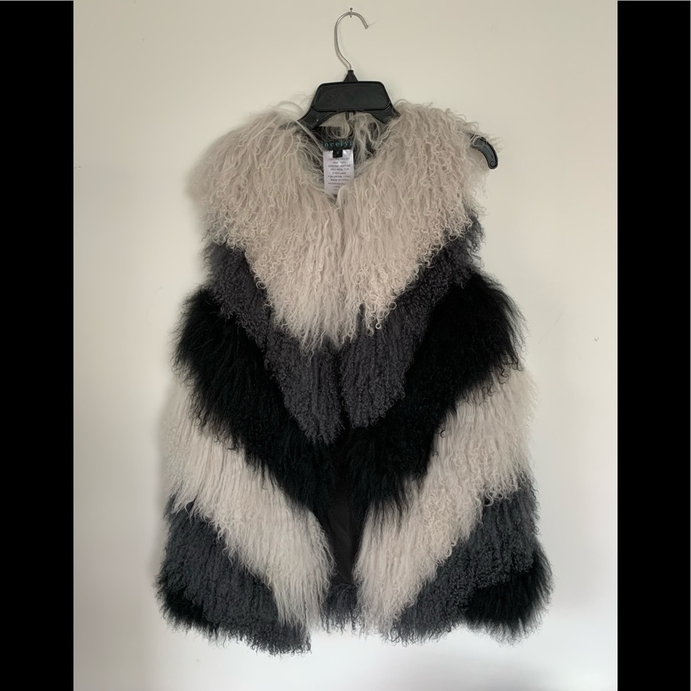 Lamb fur vest